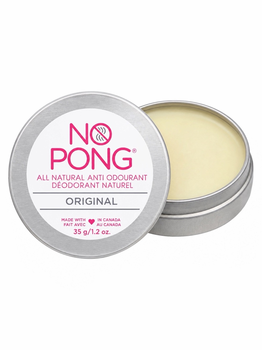 NO PONG ORIGINAL ALL NATURAL DEODORANT 35G - BRAND NEW
